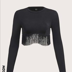 Never worn fringe shirt